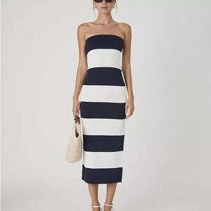 French Connection NWT Women’s Bodycon Knit Midi Tube Dress